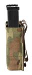 KRYDEX Double Pistol Mag Pouch Nylon 9mm with Quick Release Kydex Magazine Pouch Insert (Multicam)