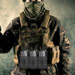 ProCase 6 Pouch Magazine Holder for Gun, Open-Top Triple Tactical Stacker Mag Pouch -Black