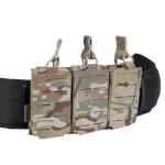 EXCELLENT ELITE SPANKER Tactical Mag Pouch Open-Top Triple Molle Magazine Pouch for Magazines M4 M16 AR-15 5.56(Multicam)