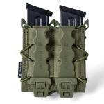 Outdoor Tactical Webbing Pouch Universal Magazine Holster Universal 9mm Mag Pouch Single Double Stack for 9mm/.40 Calibers 45acp Response Compatible Tactical Pals Webbing Belts
