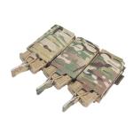 EXCELLENT ELITE SPANKER Tactical Mag Pouch Open-Top Triple Molle Magazine Pouch for Magazines M4 M16 AR-15 5.56(Multicam)