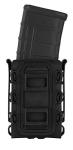 KRYDEX 5.56mm 7.62mm Magazine Pouch with MOLLE Clip and Belt Clip Universal Mag Carrier (BK)