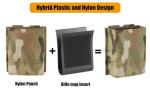 KRYDEX 5.56 Magazine Pouch,MOLLE Mag Holder with Quick Release Magazine Pouch Insert (MC)