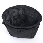 Tactical Molle Drawstring Magazine Dump Pouch, Adjustable Military Utility Belt Fanny Hip Holster Bag Outdoor Ammo Pouch (Black)