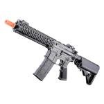 Evike Airsoft - 6mmProShop Daniel Defense Licensed MK18 Gas Blowback Airsoft Rifle by Golden Eagle (Color: Black)