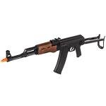UKARMS Well G74CC-W AK74 CO2 GBB Airsoft Rifle w/ Folding Stock (Faux Wood)