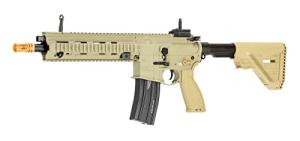 Umarex HK Heckler & Koch HK416 A5 Comp AEG 6mm BB Rifle Airsoft Gun, Black and Green/Brown, Multi, One Size