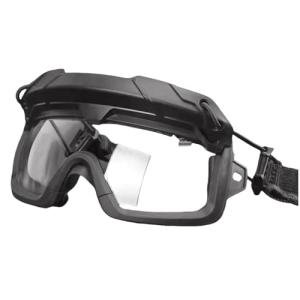 V3COOGOGEAR Tactical Split Two Modes Goggles Compatible with Airsoft Fast Helmet Paintball Hunting Field Outdoor (BLACK)