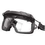 V3COOGOGEAR Tactical Split Two Modes Goggles Compatible with Airsoft Fast Helmet Paintball Hunting Field Outdoor (BLACK)