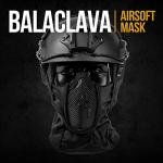 OneTigris Balaclava Mesh Mask, Ninja Tactical Mask with Full Face Protection for Outdoor (Tan)