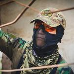 OneTigris Balaclava Mesh Mask, Ninja Tactical Mask with Full Face Protection for Outdoor (Tan)