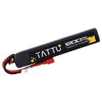 Tattu 11.1V LiPo Airsoft Stick Battery with T Connector,3S 1200mAh 25C Battery Pack for Airsoft Gun