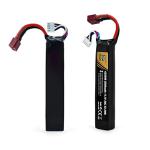 11.1V LiPo Airsoft Battery with Connector 2000mAh 30C Rechargeable Stick Batteries for Airsoft Guns Airsoft Rifle
