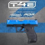 T4E Walther PDP Compact .43 Caliber Training Pistol Paintball Gun Marker, Blue