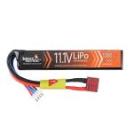 Lancer Tactical LiPo Airsoft High-Performance Battery 11.1V 1000mAh 20C Stick - Dean/Tamiya Connector, Two Pack (Dean)