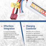 Evike Airsoft - Matrix High Performance 7.4V Stick Type Airsoft LiPo Battery (Model: 1000mAh / 15C / Small Tam & Long Wire)