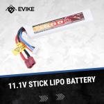 Evike Airsoft - Matrix High Performance 11.1V Stick Type Airsoft LiPo Battery (Model: 1000mAh - 20C / Deans)