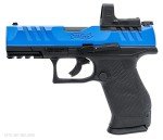 T4E Walther PDP Compact .43 Caliber Training Pistol Paintball Gun Marker, Blue