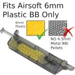 MetalTac Airsoft Speed Loader with Capacity of 100 Bbs