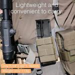 Ludex 6mm Airsoft Speed Loader for Pistol/SMG/Rifle-Sized Mag, 500 Rounds Large Capacity Airsoft BB Speed Loader with Gas Mag Adapter Fast Quick Magazine Reloader-Black