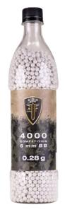 Elite Force Premium Competition 6mm Airsoft BBS Ammo, 4000 Count, .28 Gram