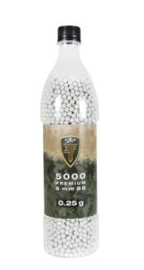 Elite Force Premium 6mm Airsoft BBs Ammo, .25 Gram, 5000 Count