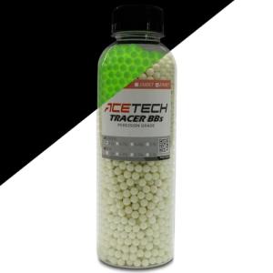ACETECH Airsoft BBS 2700 Count 6mm 0.2g Tracer Use - Green