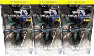 Lancer Tactical 0.20g-0.30g Streamline Competition Grade Tracer Airsoft BBS (Color: Green) X3 (0.25g 4000 Rd)