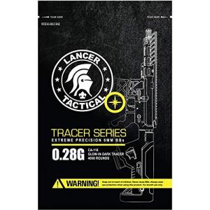 Lancer Tactical Tracer BB Airsoft Performance Pro Series 4000 Round Airsoft Tracer BBS 0.23g-0.28g for Airsoft High FPS Performance Glow-0.28g