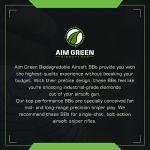 Aim Green Tracer Biodegradable Airsoft BBS, Glow-in-The-Dark BBS, 3,000 Count, .20 Grams