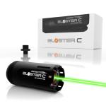 ACETECH Airsoft Pistol/Riffle Tracer Unit Brighter C/Blaster C 14mm CCW Negative Thread M14- to M11+ Adaptor Glow in The Dark Green/Gel BBS LED Beam/Flare Lighting Effect (Blaster C - Flare, Black)