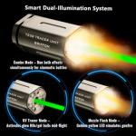 T238-Griffon Airsoft Tracer Unit, Spitfire Tactical Muzzle Flash Simulator for Airsoft Green Tracer BBS/Gel Balls with 14mm CCW Threaded Interface