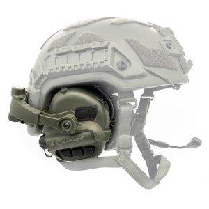 EARMOR M32X Tactical Headset for Helmet with ARC Rail Helmet Mount Adapters - Noise Canceling Headphones for Shooting & Hunting Earmuffs