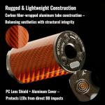 T238 Airsoft Tracer Unit 14mm CCW, Storm Tracer Unit, Spitfire Tactical Muzzle Flash Simulator for Airsoft and Gel Blaster