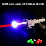 T238-Nano Airsoft Tracer Unit, Carbon Fiber Mini Tracer with 14mm CCW Thread Interface and Type-C Charging Port, 14mm CCW to 11mm CW Adapter (Nano, Black)