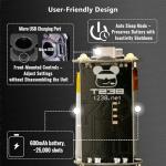 T238-Griffon Airsoft Tracer Unit, Spitfire Tactical Muzzle Flash Simulator for Airsoft Green Tracer BBS/Gel Balls with 14mm CCW Threaded Interface