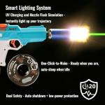 T238 Airsoft Tracer Unit 14mm CCW, Storm Tracer Unit, Spitfire Tactical Muzzle Flash Simulator for Airsoft and Gel Blaster