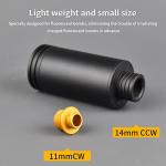 zlangsports Tracer Unit Lighter Glow in Dark for 14mm CCW/10mm CW Thread M14 CCW Thread to M11 CW Thread (Black)