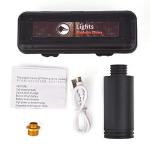 zlangsports Tracer Unit Lighter Glow in Dark for 14mm CCW/10mm CW Thread M14 CCW Thread to M11 CW Thread (Black)