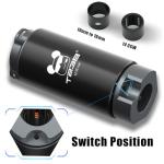 T238-Airsoft Tracer Unit Basic Version, Spitfire Tactical Tracer Unit for Airsoft/NERF/Gel Blaster, 14mm Counterclockwise Threaded Adapter, 19mm to 16mm Adapter and Allen Key