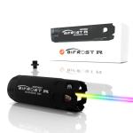 ACETECH Airsoft Pistol/Riffle RGB Tracer Unit Bifrost R 14mm CCW Negative Thread with M14- to M11+ Adaptor Glow in The Dark Green/Red BB LED Rainbow Lighting Effect (Black)
