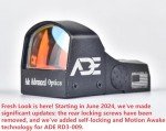 Ade RD3-009 Red Dot Reflex Sight for Glock MOS 17 19 34 35 40 41 Pistol Handgun