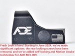 Ade RD3-009 Red Dot Reflex Sight for Glock MOS 17 19 34 35 40 41 Pistol Handgun