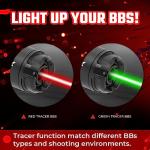 ACETECH Airsoft Riffle Tracer Unit Predator X with AT2000RII Module Glow in The Dark Green/Red BB LED Beam Lighting Effect (Modle X)