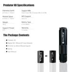 ACETECH Airsoft Riffle Tracer Unit Predator XX Glow in The Dark BB LED Lighting Effect (Flare/Flash Module)