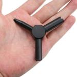 Valve Key for Airsoft, Triangle Wrench Valve Removal Tool for GBB AEG KSC WA Gas Magazine Charging, Black