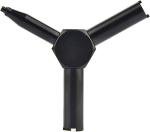 Valve Key for Airsoft, Triangle Wrench Valve Removal Tool for GBB AEG KSC WA Gas Magazine Charging, Black
