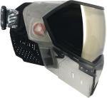 Empire EVS Paintball Mask/Goggle Clear/Black w/PBB Barrel Plug - Black Chrome Mirror Thermal Lens