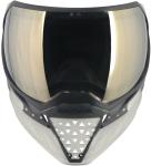 Empire EVS Paintball Mask/Goggle Clear/Black w/PBB Barrel Plug - Black Chrome Mirror Thermal Lens