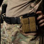 OneTigris Tactical Double Pistol Mag Pouch,Open-Top Molle Mag Pouch for 9mm Glock M4/M16/AR/AK, Magazine Pouch with Quick Release Insert